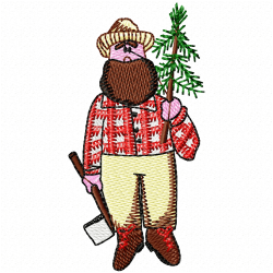 Characters Embroidery Design 12